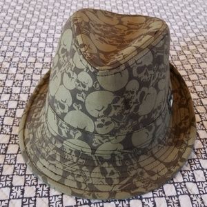 🧢 Kenny K Skull Paterened Fedora Hat
